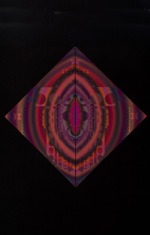 HSS-27, 43x43, 2010, ink on japanese fiber - relief print